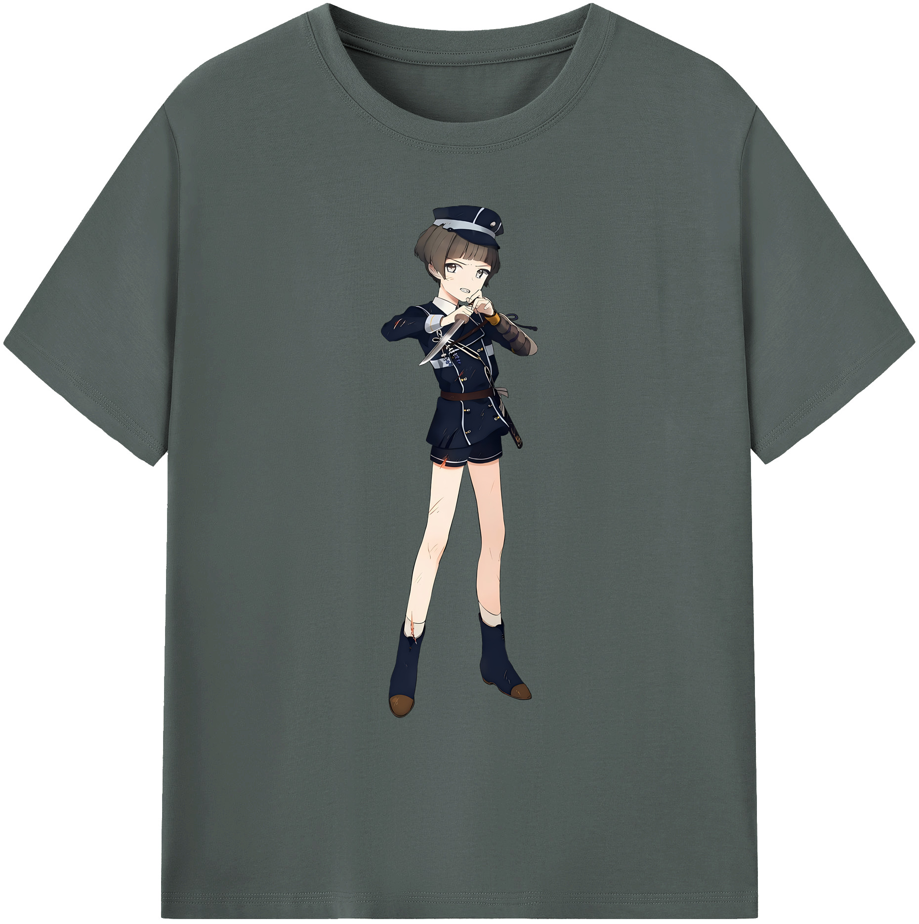 （画像用） 刀剣乱舞 Touken Ranbu 綿100％ メンズ半袖Tシャツ｜肌触りやわらか＆通気性